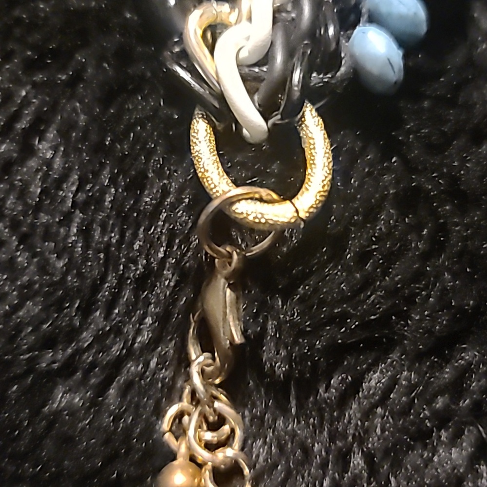 Stella & Dot Tempest bib necklace, Boho, Gith, Beaded - Picture 7 of 9